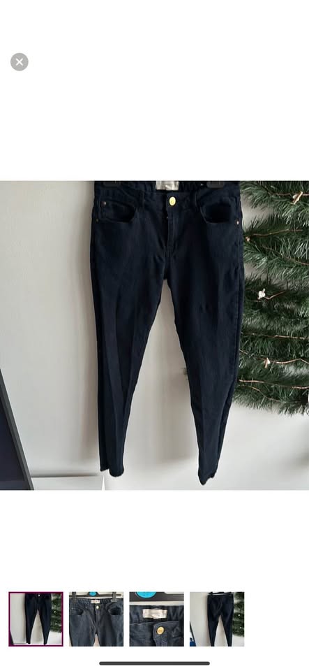 Mango jeans - navy blue - size 4 - great quality!!