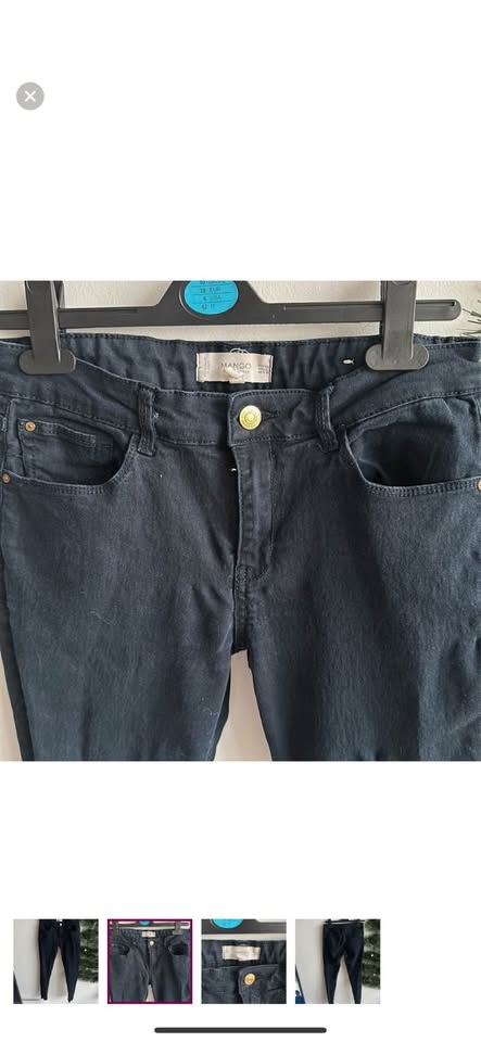 Mango jeans - navy blue - size 4 - great quality!! - photo 2
