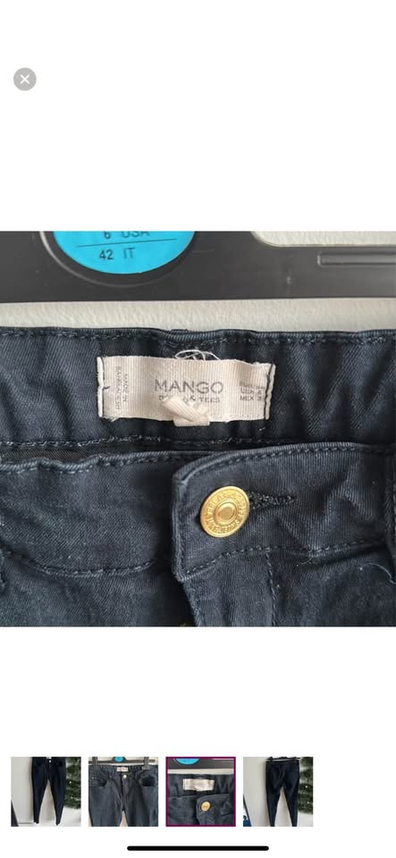 Mango jeans - navy blue - size 4 - great quality!! - photo 3