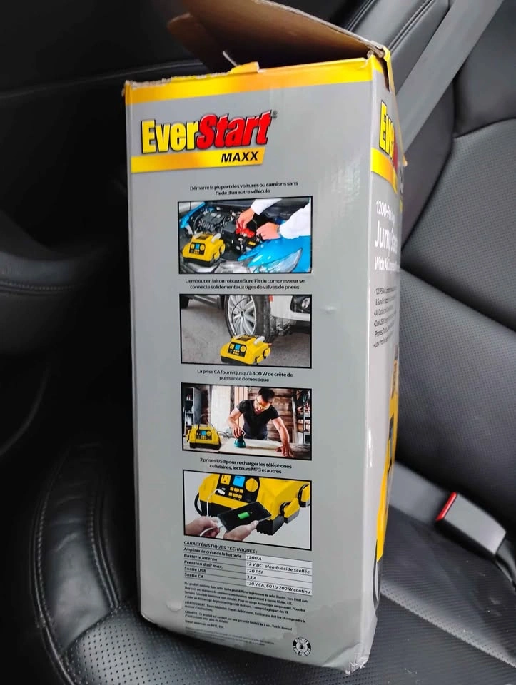 NEW Everstart Maxx Portable Jump Starter - photo 3