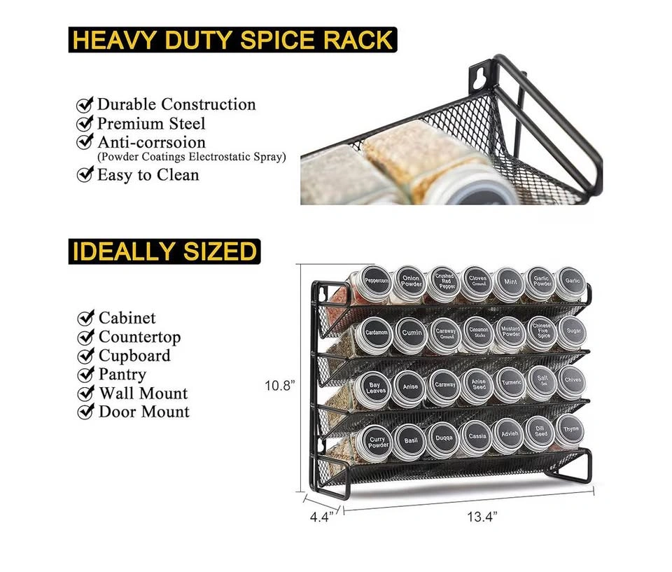 Spice Rack Organizer with 28 Jars - photo 3