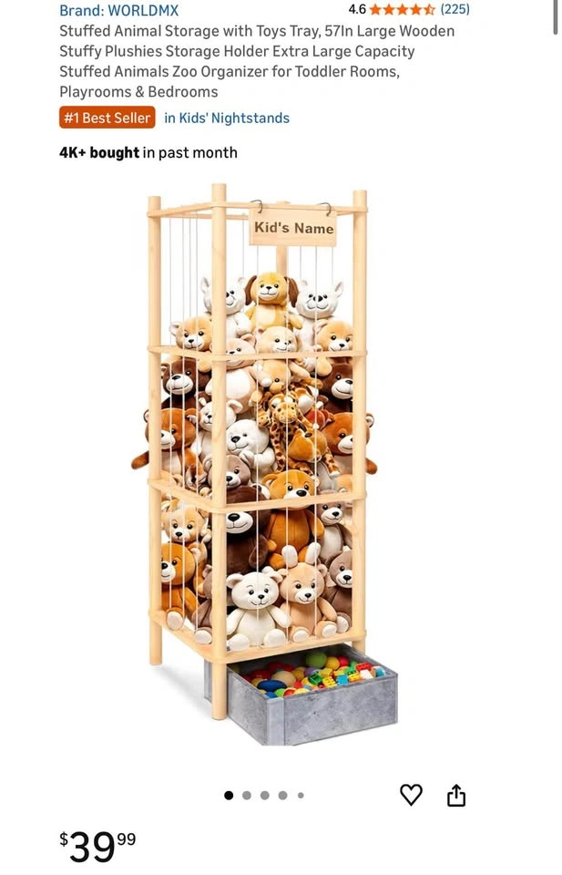 Stuffed Animal Storage Organizer - photo 3