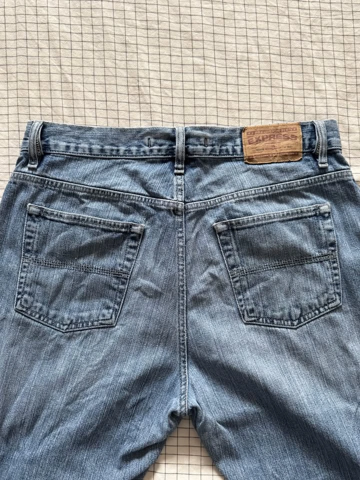 Mid Rise Light Denim Bootcut Jeans - photo 2