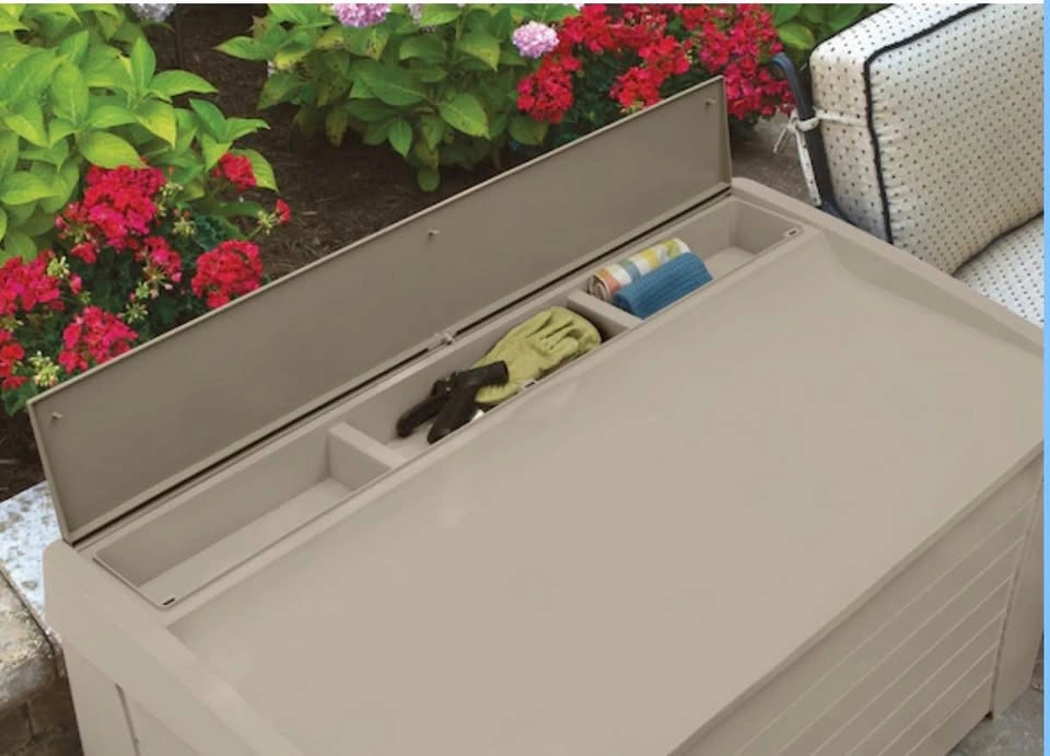 Suncast Premium Deck Box with Seat - photo 3