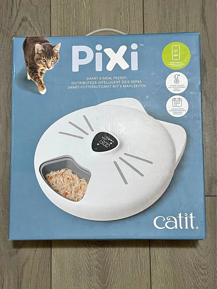 Catit Pixi Smart 6-Meal Cat Feeder - Brand New Sealed