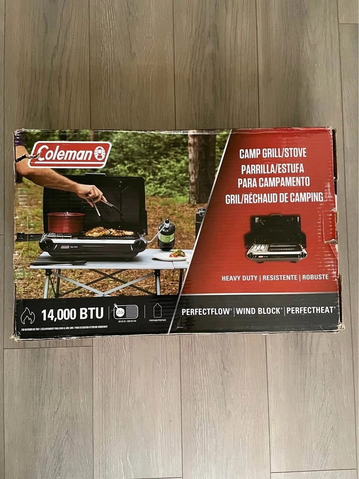 Coleman 2-Burner Propane Grill & Stove - 14,000 BTU (New/Open Bo - photo 2