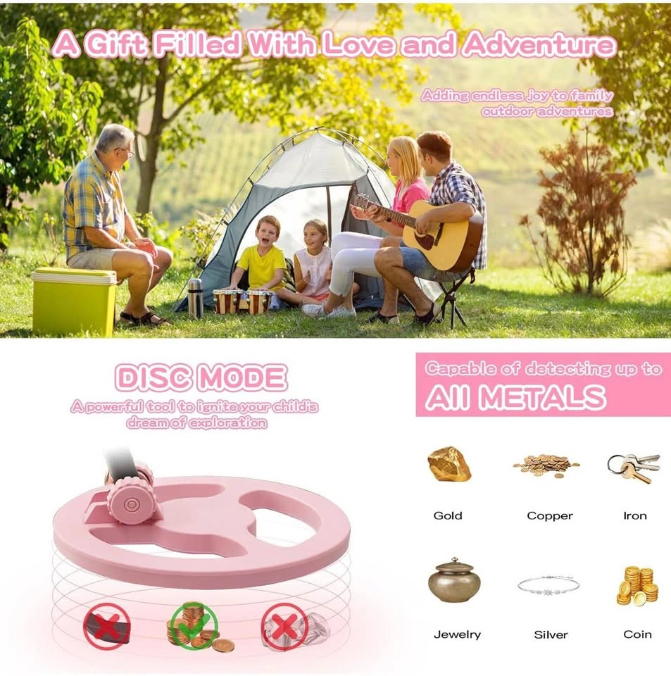 (New) Metal Detector for Kids and Adults with Shovel & Rake Mesh - photo 2