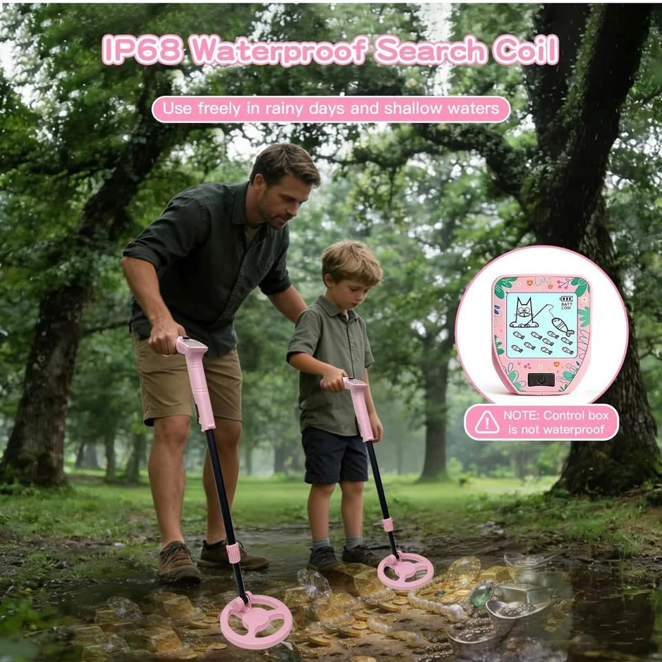 (New) Metal Detector for Kids and Adults with Shovel & Rake Mesh - photo 4