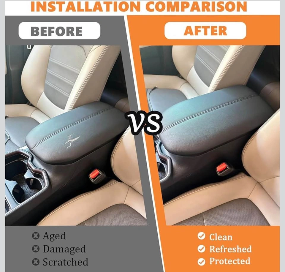 Center Console Lid for 2019-2023 Toyota Rav4 (Leather) - photo 4
