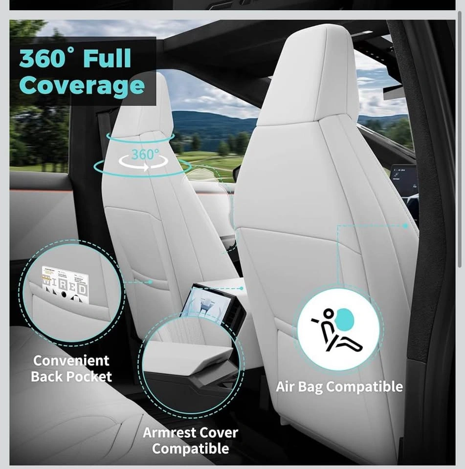 Seat Covers for Tesla Cybertruck 2025 2024 - photo 5