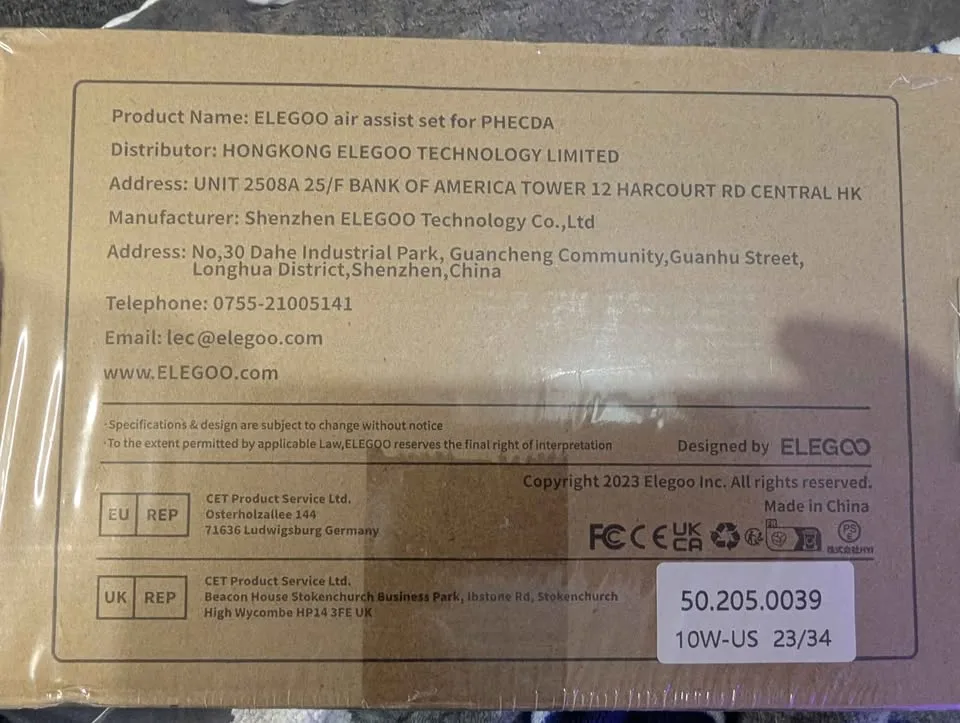 🥕ELEGOO AIR ASSIST SET FOR PHECDA 3D PRINTER image indicator(2)