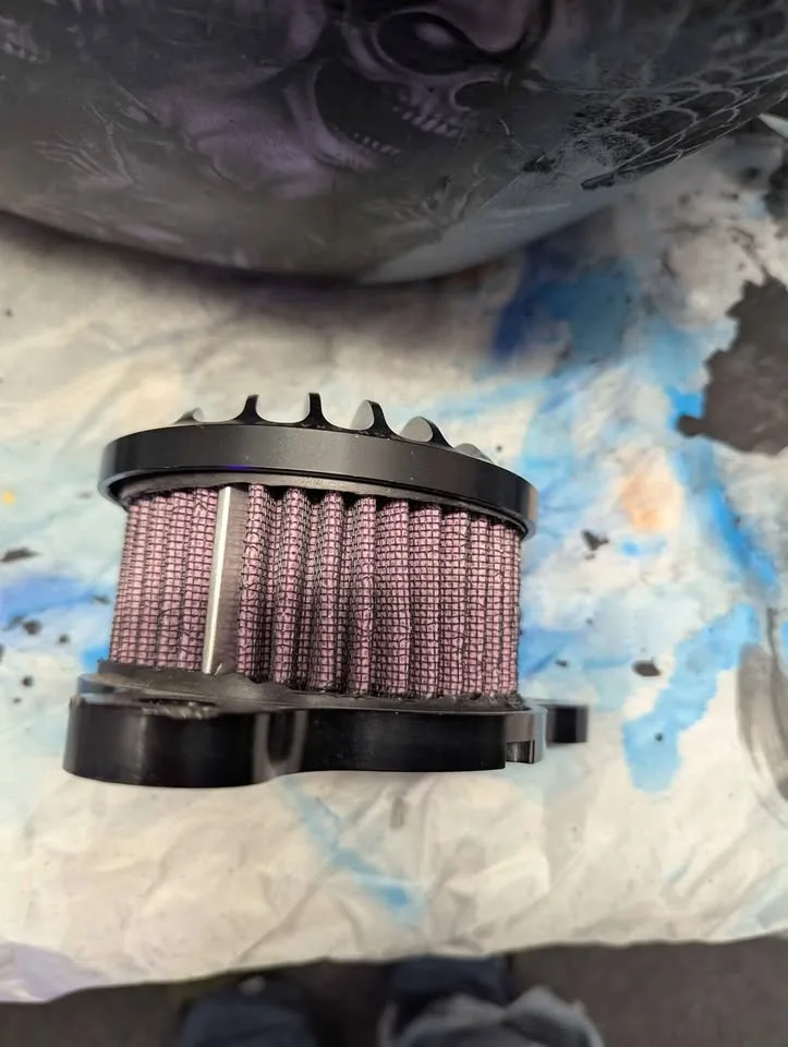 🥕Honda Shadow Motorcycle single Carburetor air filter image indicator(4)