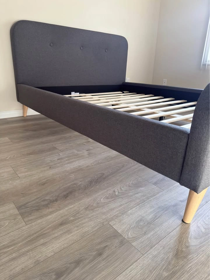 Queen Upholstered Bed Frame – Ready for Pickup - photo 5