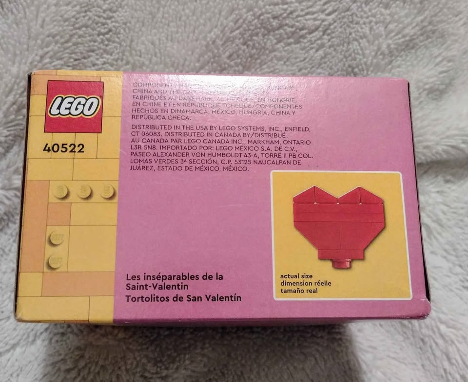 Sealed LEGO Valentine Lovebirds 40522 Building Kit - photo 2