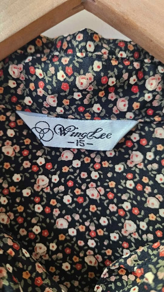 Wing Lee Floral Blouse Size 15 - photo 3