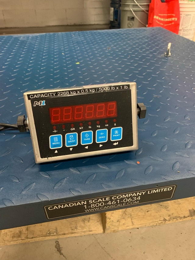Canadian Scale 5000lb Industrial Scale