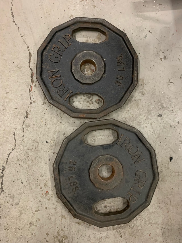 Iron Grip 35 lbs Weights