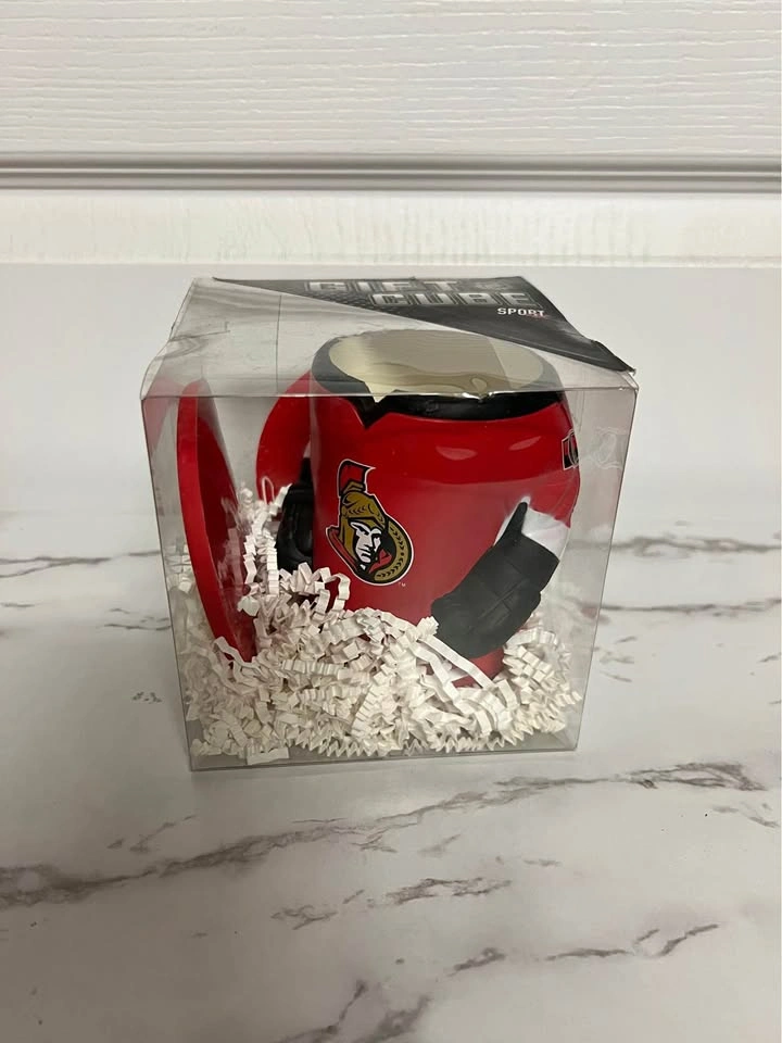 NHL Ottawa Senators Gift Cube Koozie and Coaster Set