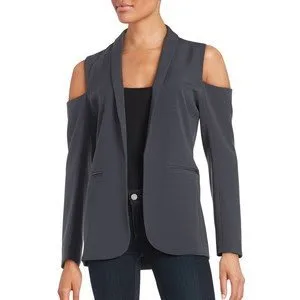 Halston Cold Shoulder Blazer thumbnail