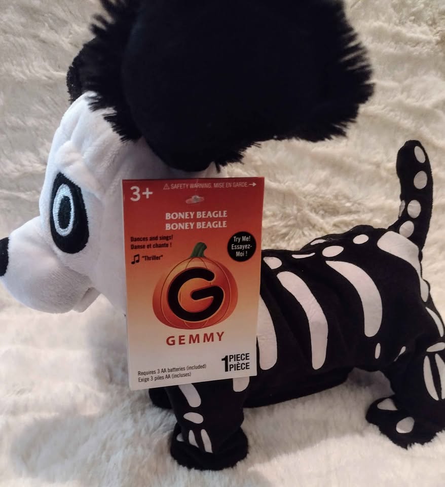 Gemmy Skeleton Dog Animated Beagle Michael Jackson - photo 2
