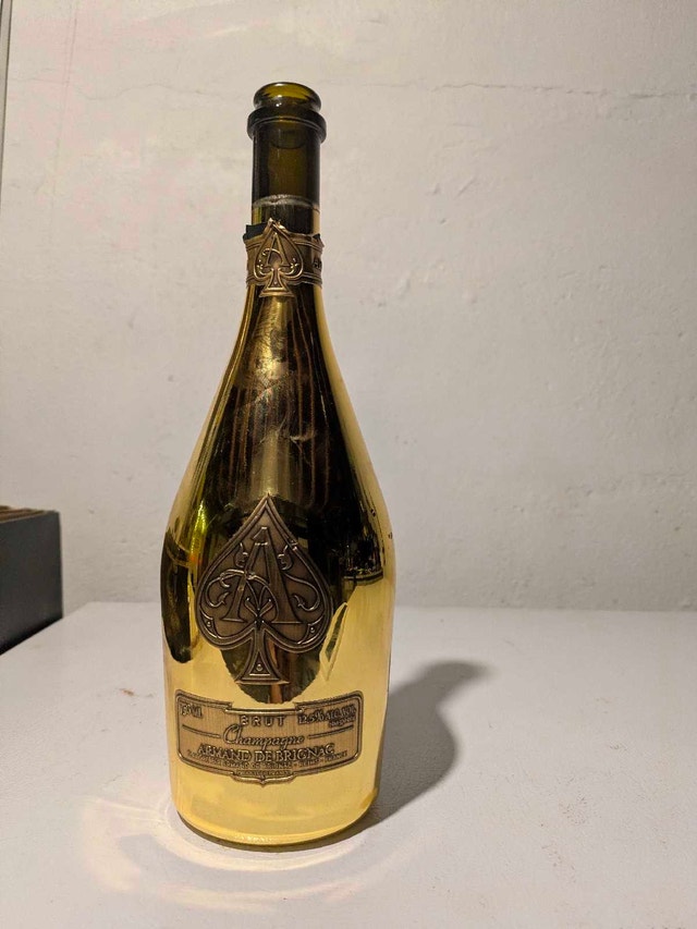 Empty Armand de Brignac Champagne Bottle with Case - photo 2