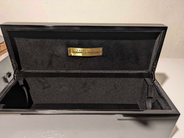 Empty Armand de Brignac Champagne Bottle with Case - photo 3