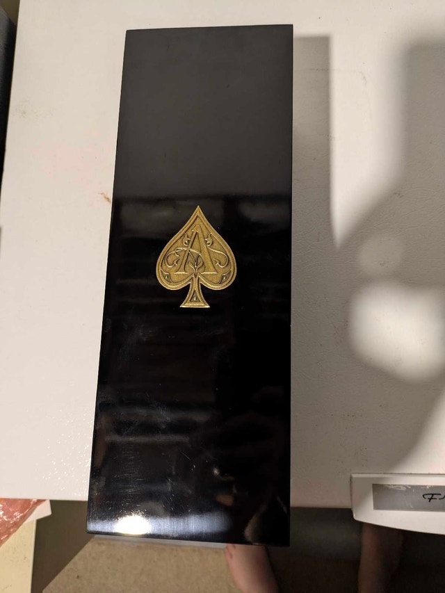 Empty Armand de Brignac Champagne Bottle with Case - photo 4
