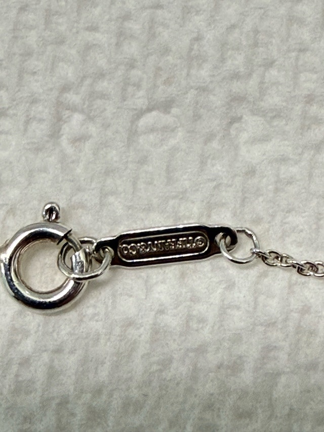 Tiffany Blue Double Heart Tag Pendant - photo 3