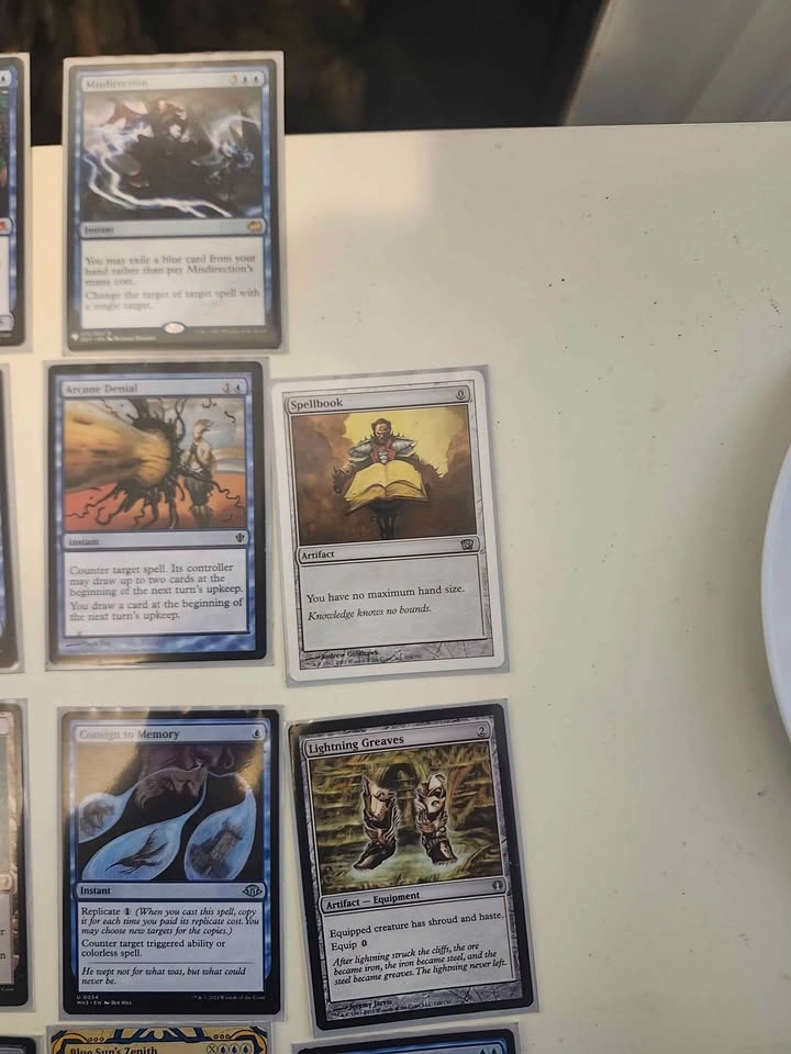 MTG High-Power Blue Staples - Rhystic Study, Otawara, Cyclonic R - photo 4
