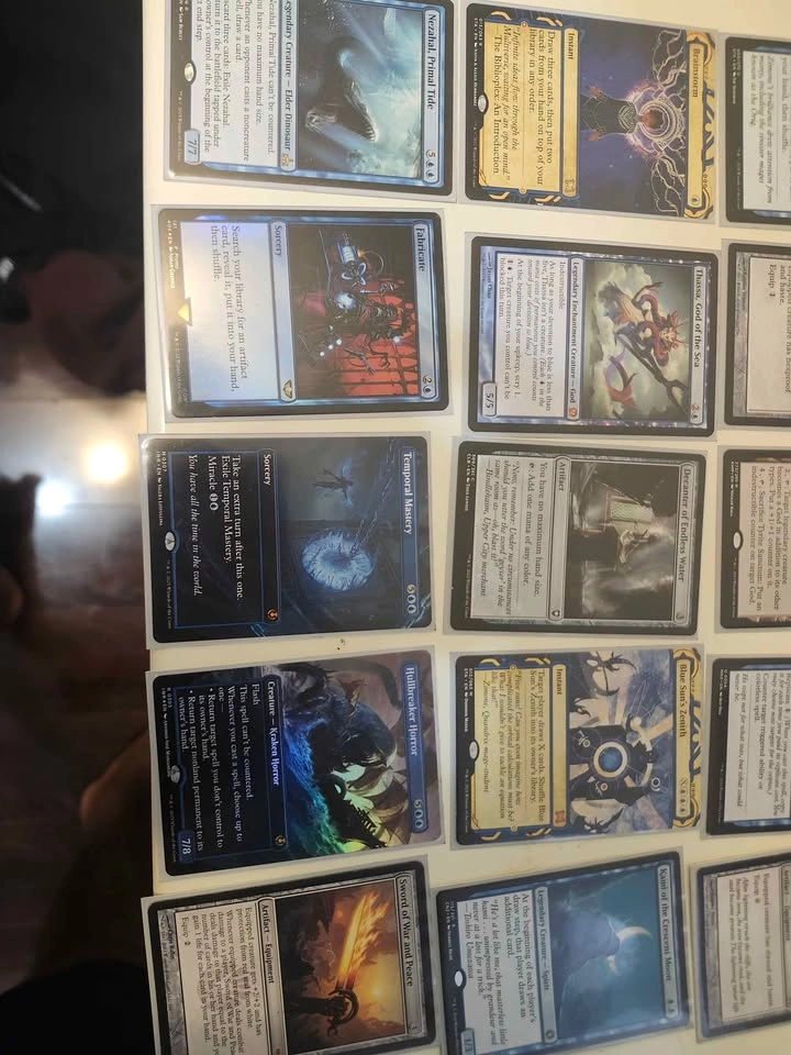 MTG High-Power Blue Staples - Rhystic Study, Otawara, Cyclonic R - photo 5