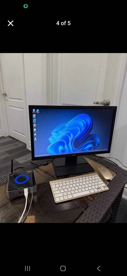 Mini PC for Home & Office Use with Monitor, Keyboard & Mouse - photo 4