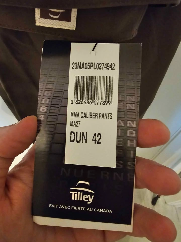 New with tags tilley mens pants size 42 - photo 2