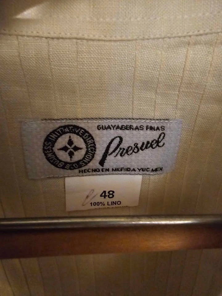 Presuel Guaybera Mexico style t shirt mens size 48 - photo 2