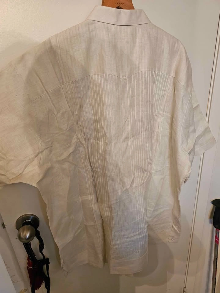 Presuel Guaybera Mexico style t shirt mens size 48 - photo 3