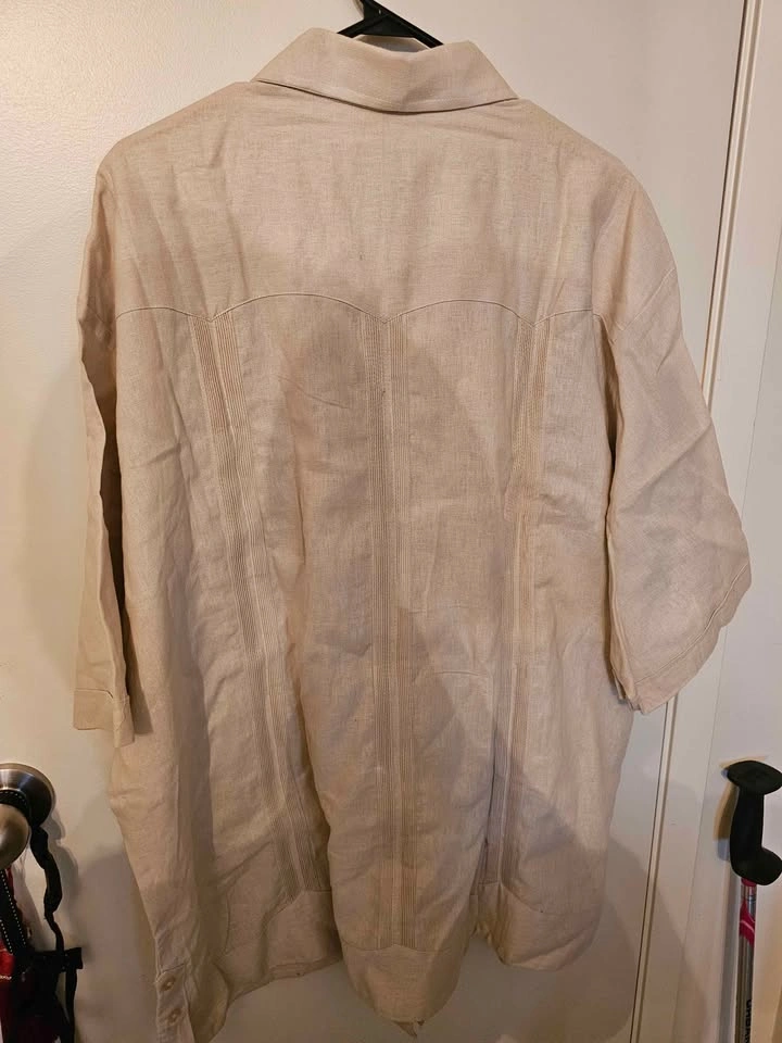 Yun-ha Guayabera Style T-Shirt - Men's 5XL - photo 3