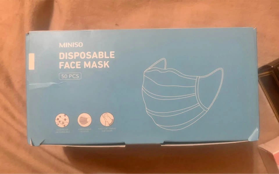 50 DISPOSABLE FACE MASKS