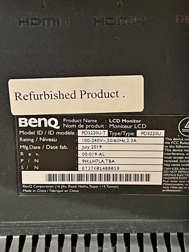 BenQ DesignVue PD3220U 32-inch 4K Designer Monitor