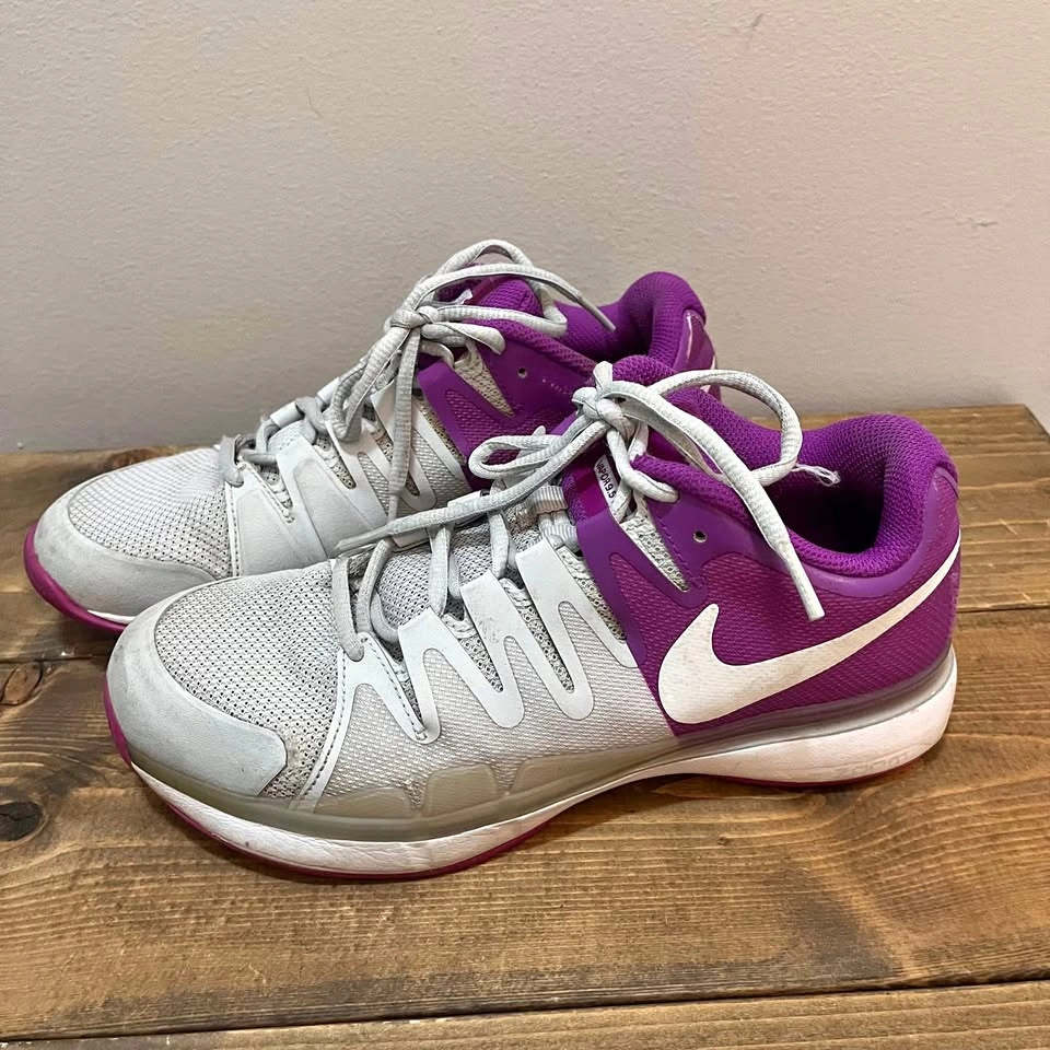 Nike Zoom Vapor 7 Tour All Court Shoe Women White Purple