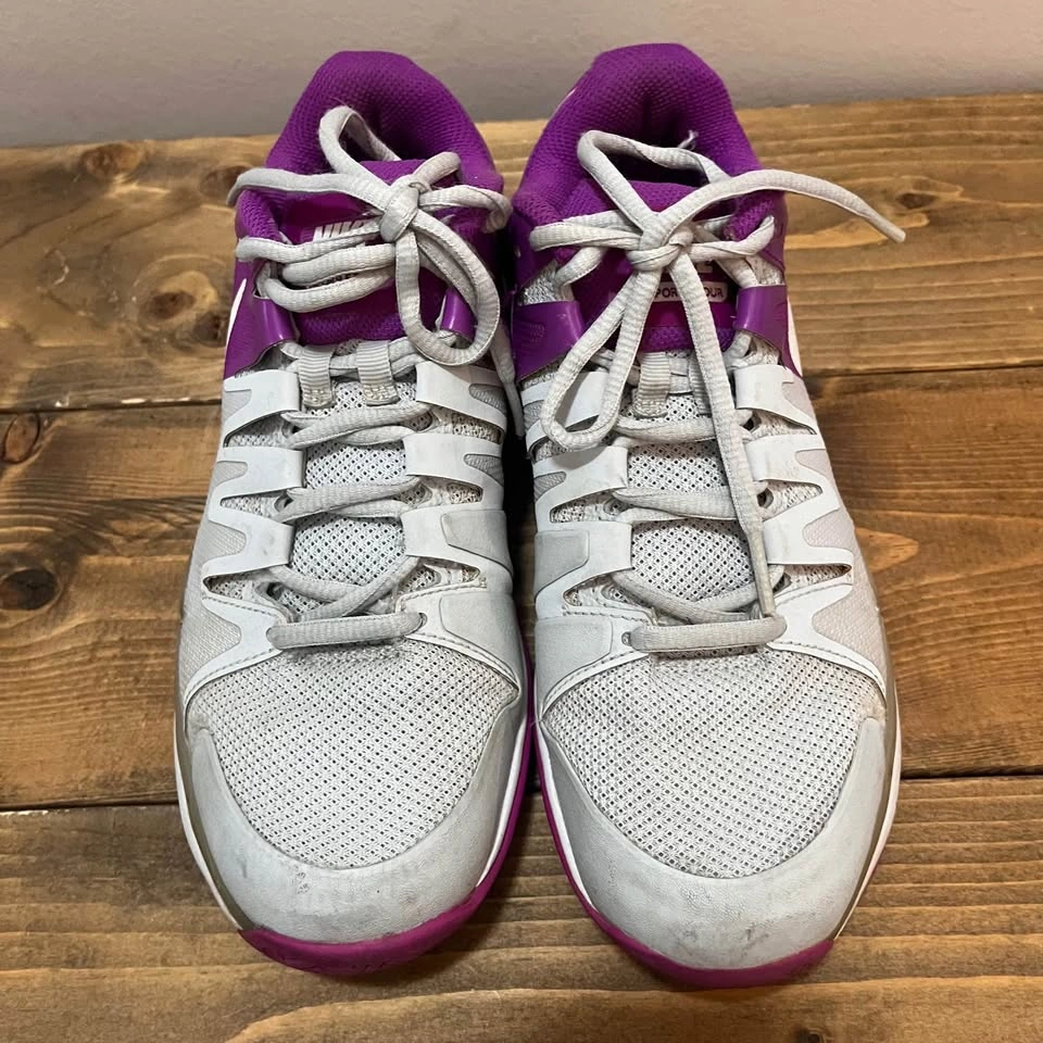 Nike Zoom Vapor 7 Tour All Court Shoe Women White Purple - photo 5