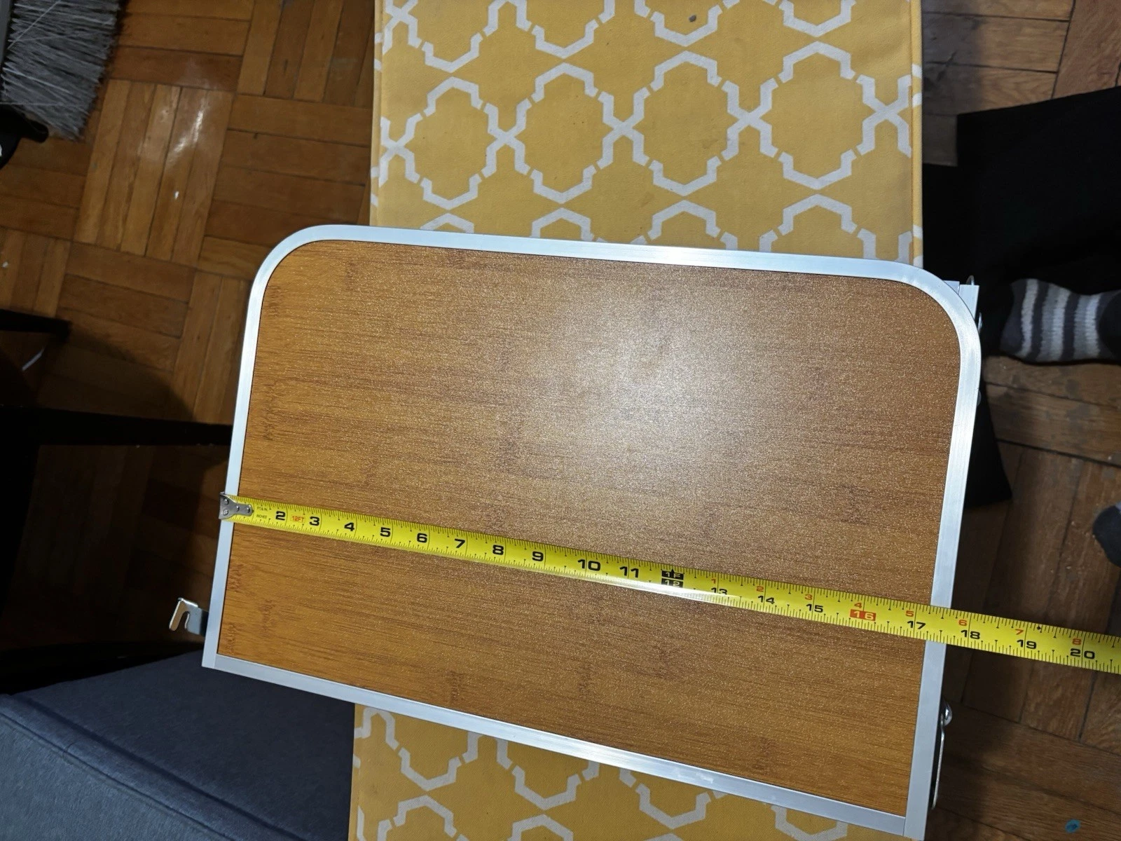 Folding Portable Camping Table - Wood Top - photo 5