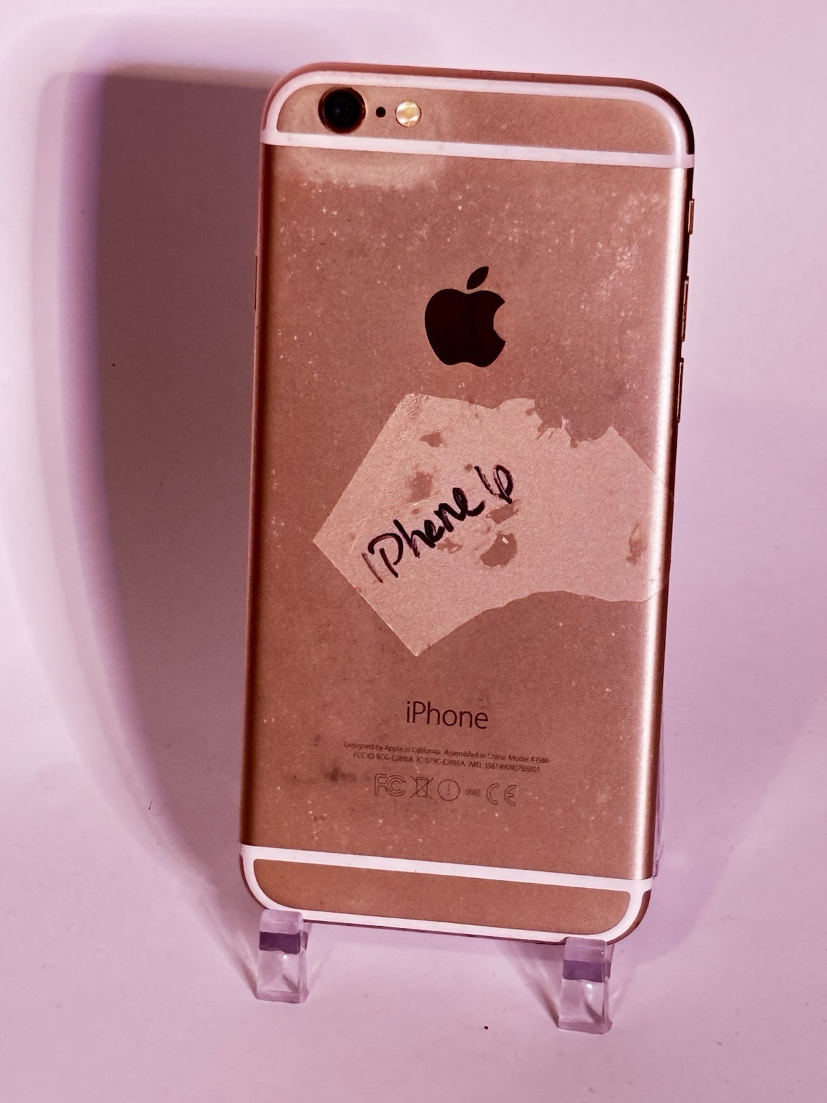Apple iPhone 6 Gold 8MP 4.7in Wi-Fi Bluetooth Lightning A1586 iO - photo 3