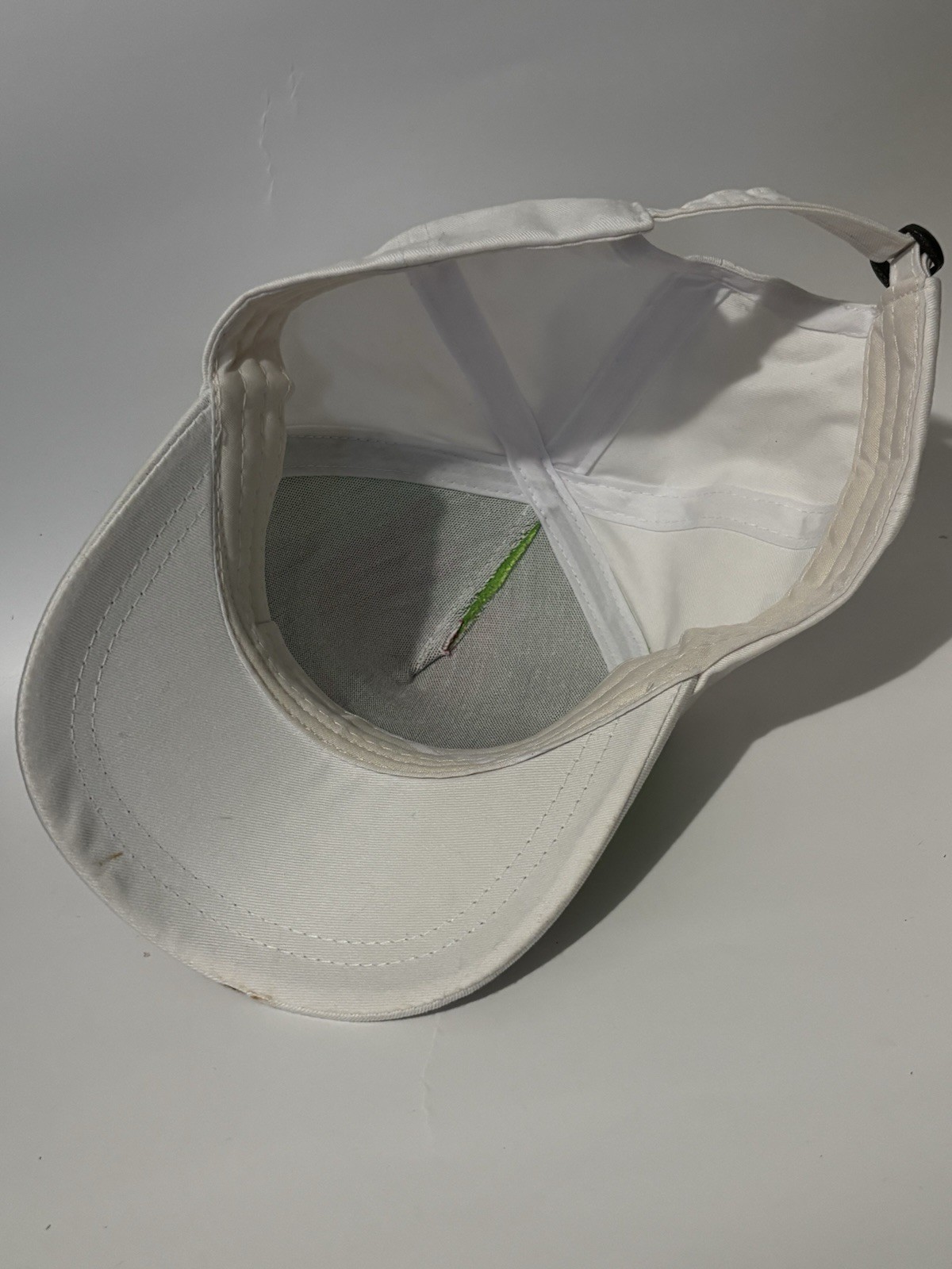 Embroidered Floral Adjustable Baseball Cap White Green Pink Red - photo 3