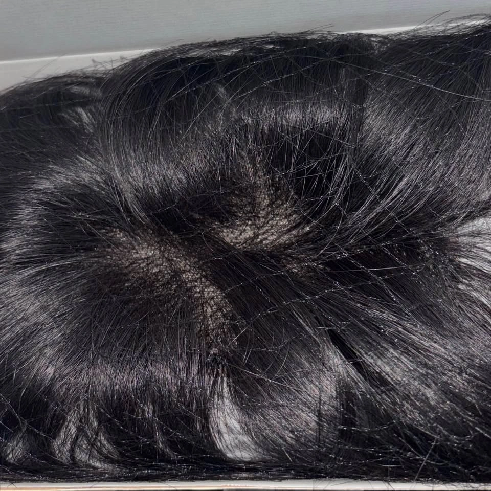 100% Human Hair Topper With Bangs - photo 2