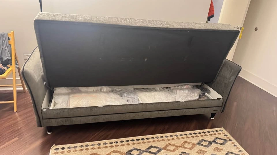 Sleeper Sofa with Storage - photo 2