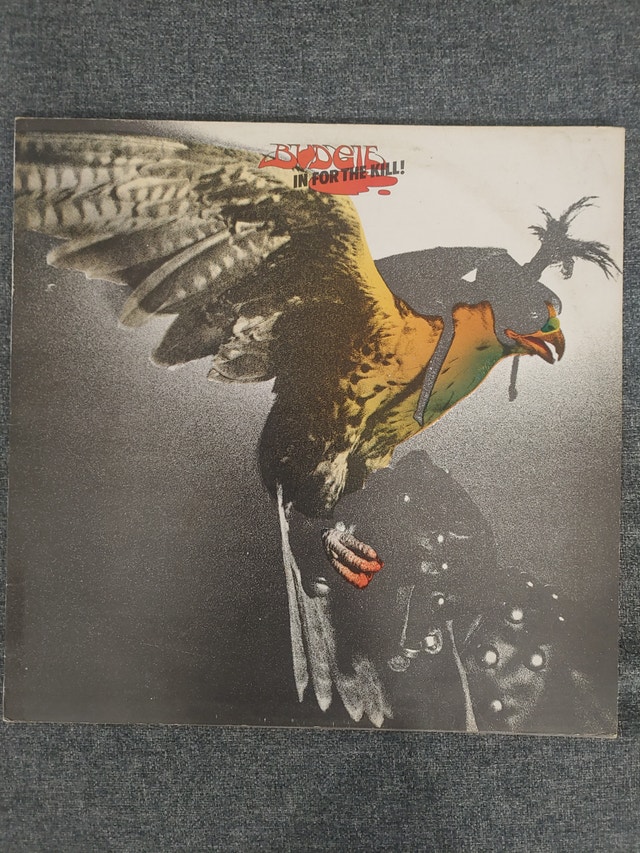 Budgie - In For the Kill - UK Pressing Vinyl Record LP
