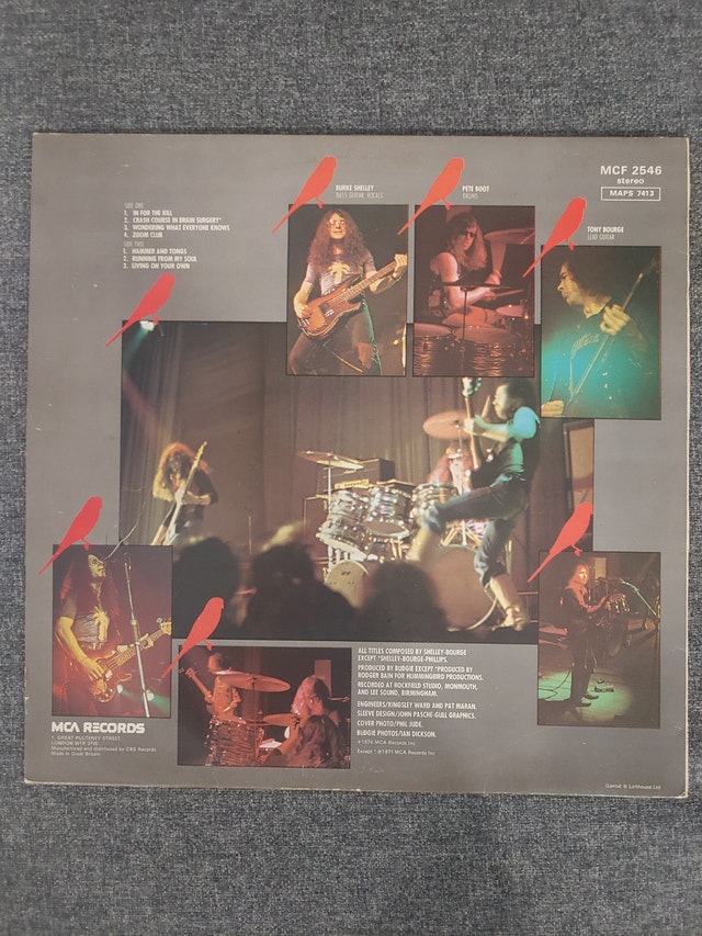 Budgie - In For the Kill - UK Pressing Vinyl Record LP - photo 2