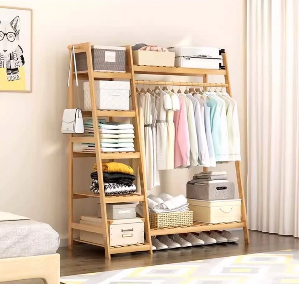 A297 Bamboo Clothing Rack CC005 Start from $39 - photo 2