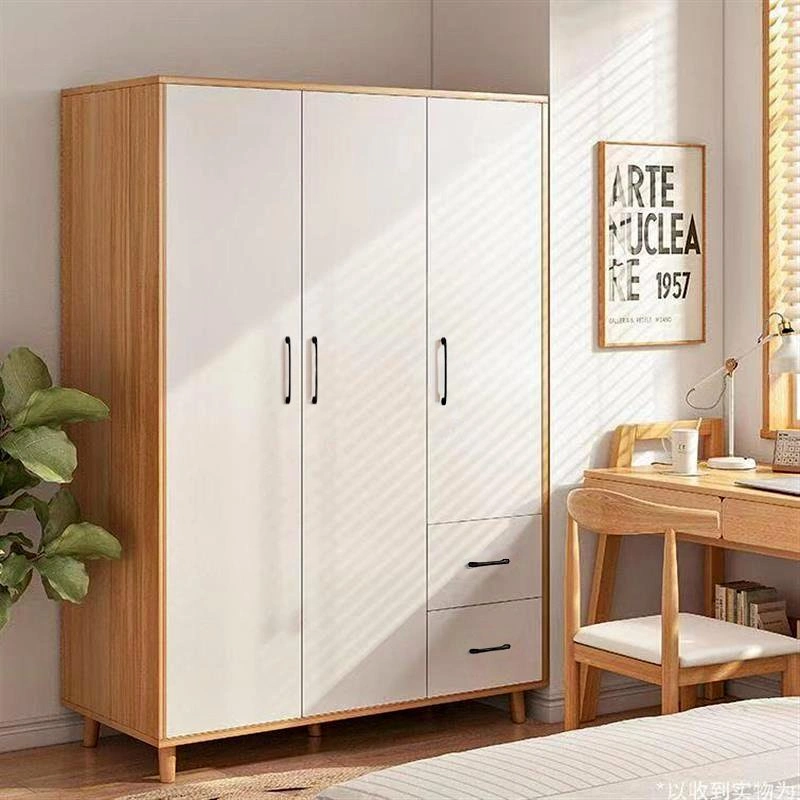 Space-Saving Wardrobe - White/Wood+White - From $200