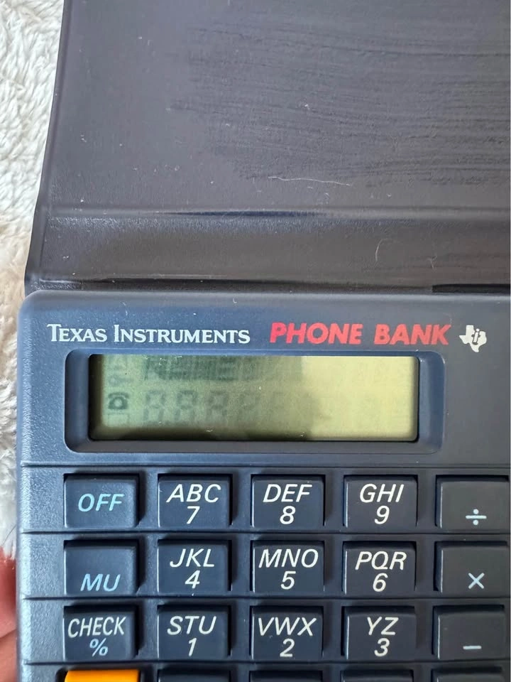 Texas Instruments Calculators - TI-1895 & Phone Bank - photo 3