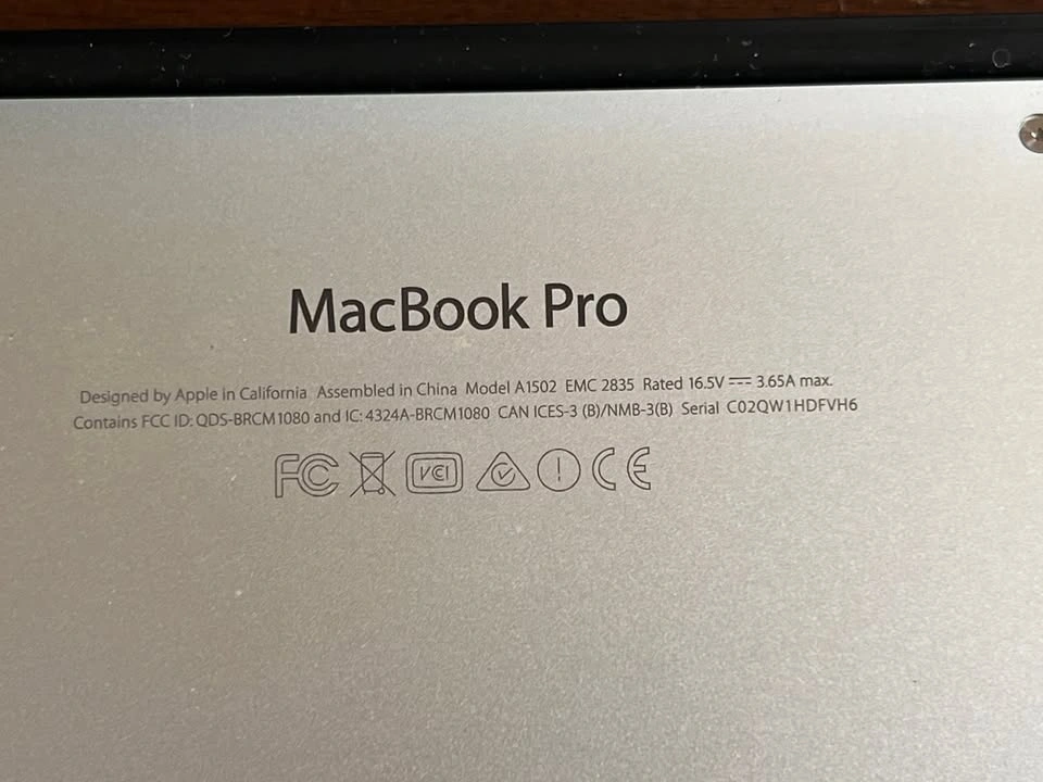 MacBook Pro Arabic Keyboard 16GB A1502 - photo 5